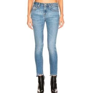R13 Cropped Alison Skinny Jeans In Parker Blue Size 29 R13W0105-945 (G